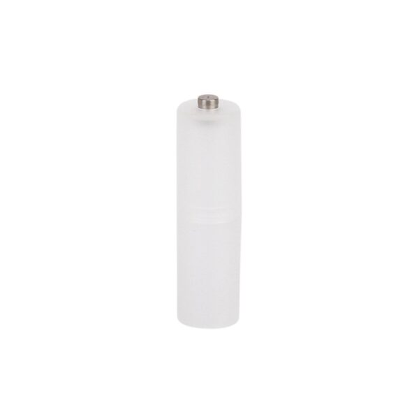 Plastic Battery Adaptor Converter Case Holder Switcher for AAA to AA Battery (White)